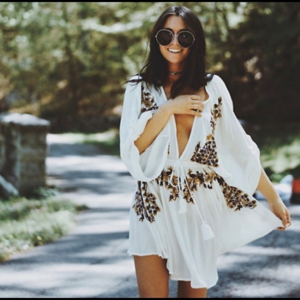 The HARLEY Embroidered Mini Dress
